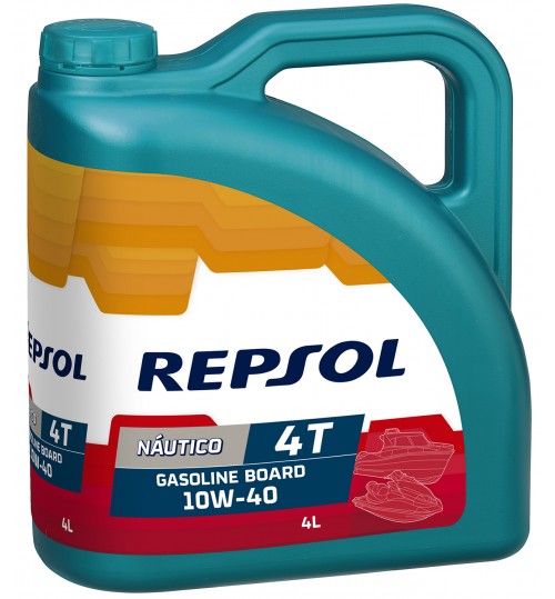 REPSOL NAUTICO GASOLINE BOARD 4T 10W40, 4л